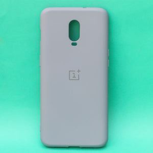 Blue Original Camera Safe Silicone case for Oneplus 6T - The Hatke