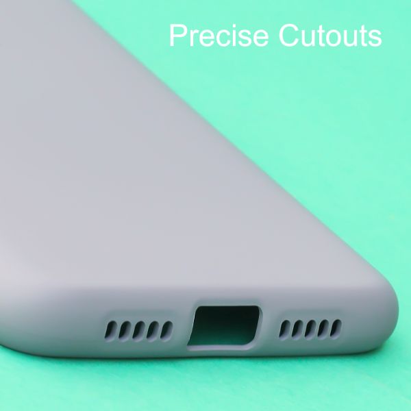 Blue Original Camera Safe Silicone case for Oneplus 7 - The Hatke