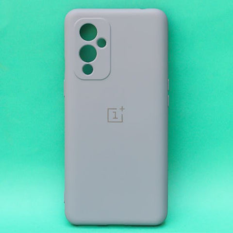 Blue Original Camera Safe Silicone case for Oneplus 9 - The Hatke