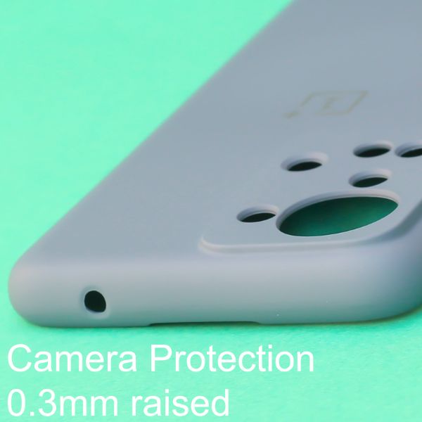 Blue Original Camera Safe Silicone case for Oneplus Nord 2t - The Hatke