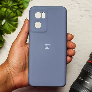 Blue Original Camera Safe Silicone case for Oneplus Nord CE 2 - The Hatke