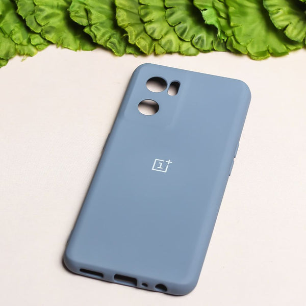 Blue Original Camera Safe Silicone case for Oneplus Nord CE 2 - The Hatke