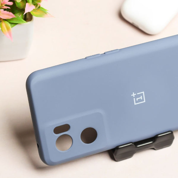 Blue Original Camera Safe Silicone case for Oneplus Nord CE 2 - The Hatke