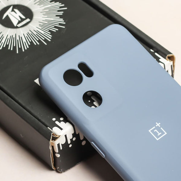 Blue Original Camera Safe Silicone case for Oneplus Nord CE 2 - The Hatke