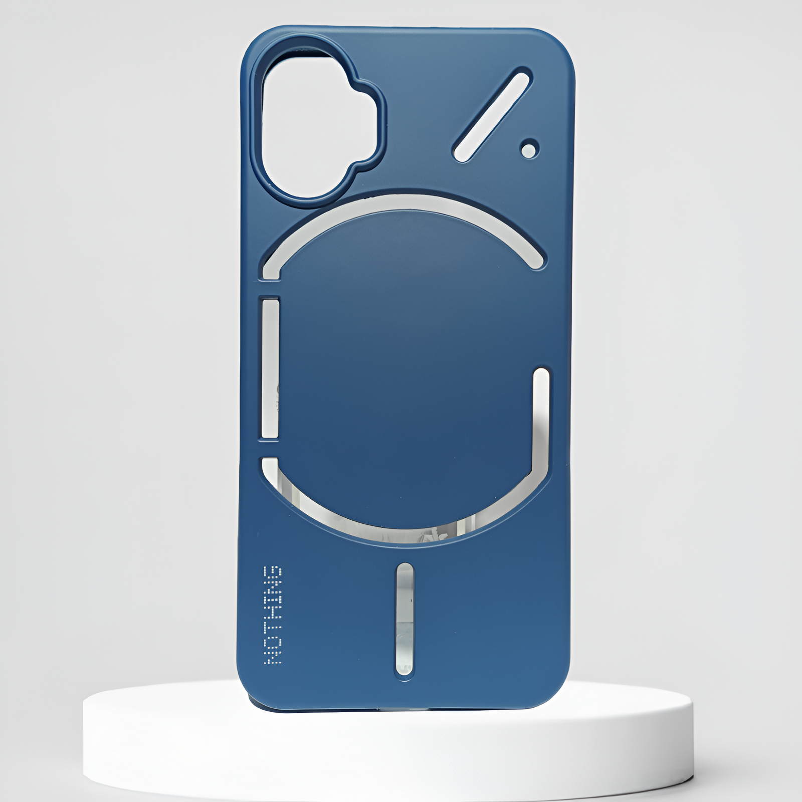 Blue Original Silicone Case for Nothing Phone 1 - The Hatke