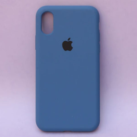 Blue Original Silicone case for Apple iphone X/Xs - The Hatke