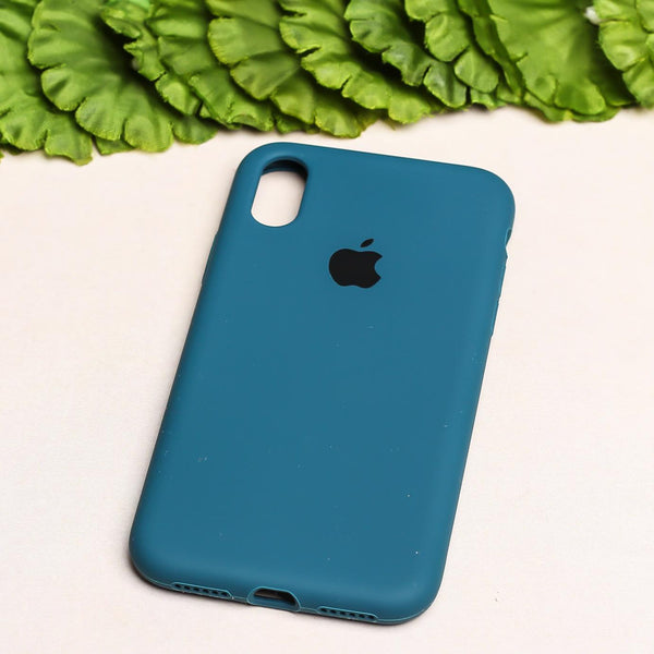 Blue Original Silicone case for Apple iphone XS Max - The Hatke