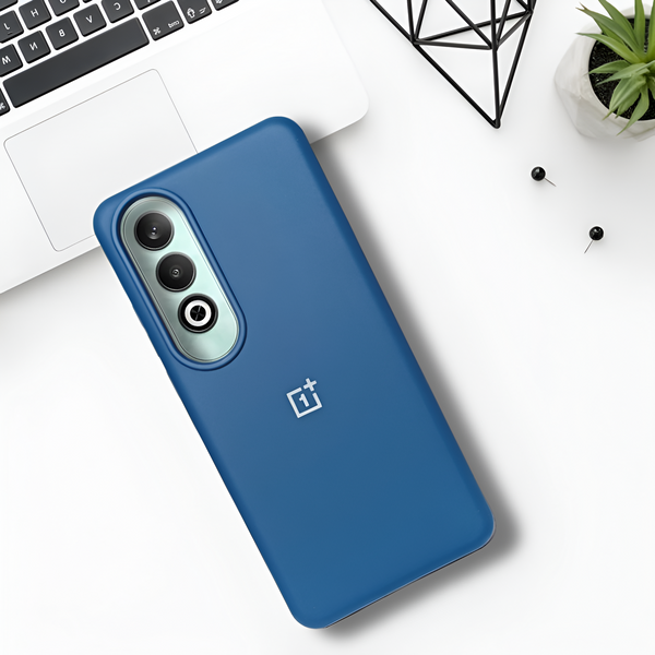 Blue Original Silicone case for Oneplus Nord CE 4 - The Hatke
