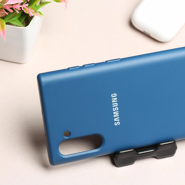 Blue Original Silicone case for Samsung Note 10 - The Hatke