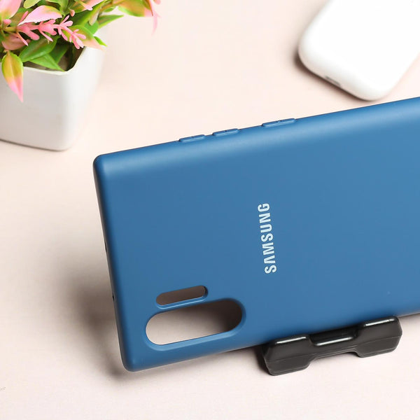 Blue Original Silicone case for Samsung Note 10 Plus - The Hatke