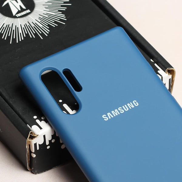 Blue Original Silicone case for Samsung Note 10 Plus - The Hatke