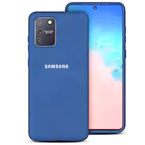 Blue Original Silicone case for Samsung S10 Lite - The Hatke