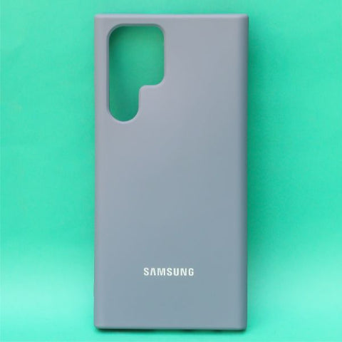 Blue Original Silicone case for Samsung S22 Ultra - The Hatke