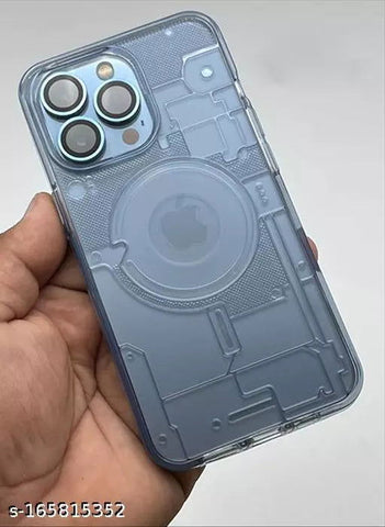 Blue Shade Trans silicon Case for Apple iphone 13 Pro Max - The Hatke