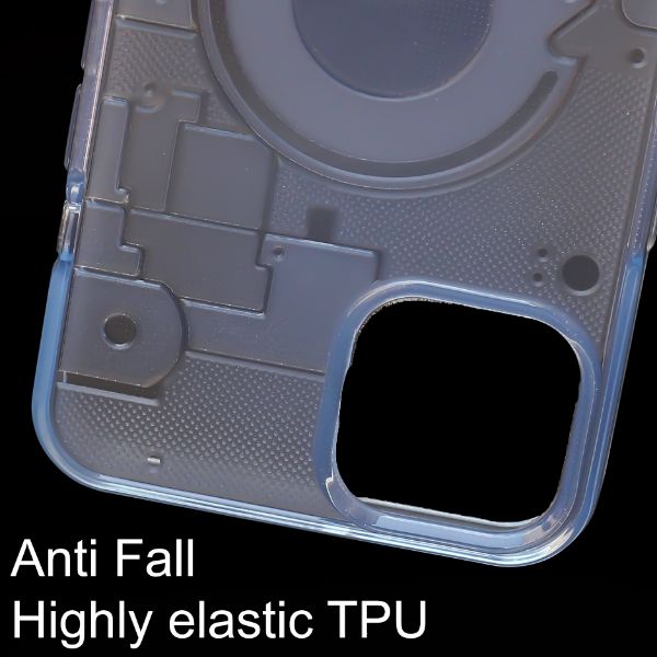 Blue Shade Trans silicon Case for Apple iphone 13 Pro Max - The Hatke