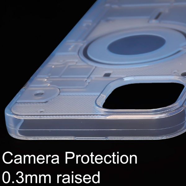 Blue Shade Trans silicon Case for Apple iphone 13 Pro Max - The Hatke