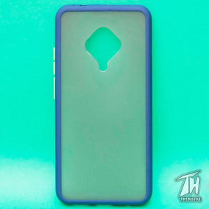 Blue Smoke Silicone case for Vivo S1 pro - The Hatke