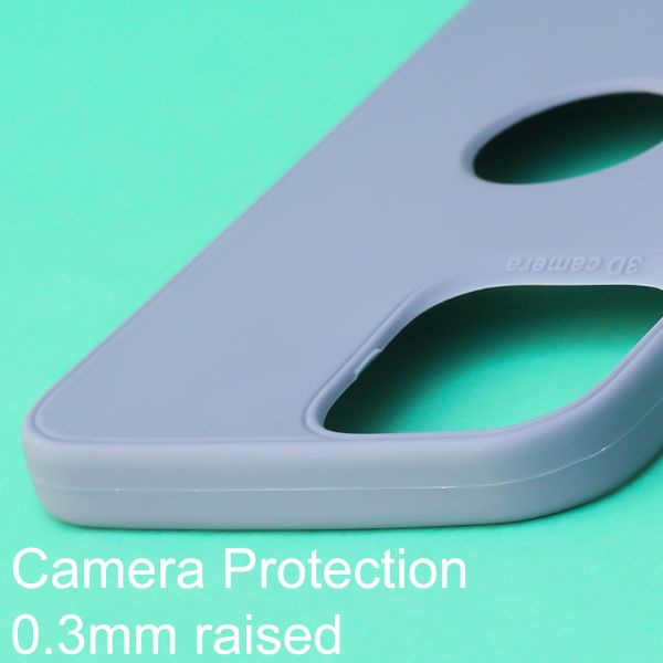 Blue Spazy Logo Cut Silicone Case for Apple Iphone 12 - The Hatke