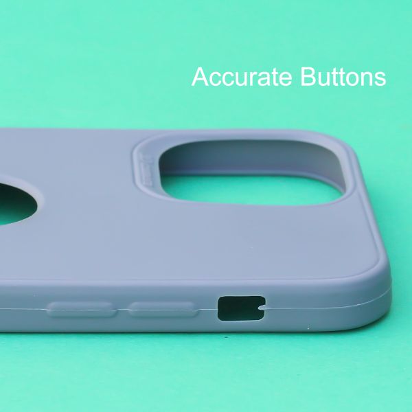Blue Spazy Logo Cut Silicone Case for Apple Iphone 12 - The Hatke
