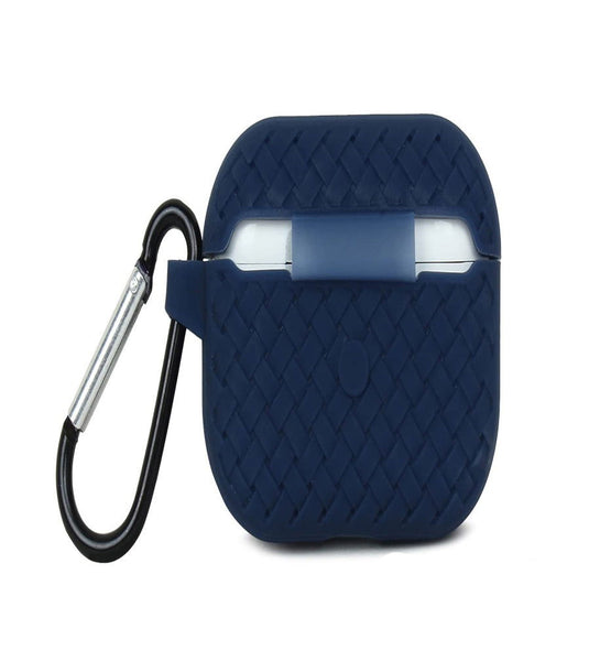 Blue Stylish Silicone Case For Apple Airpods 1/2 - The Hatke