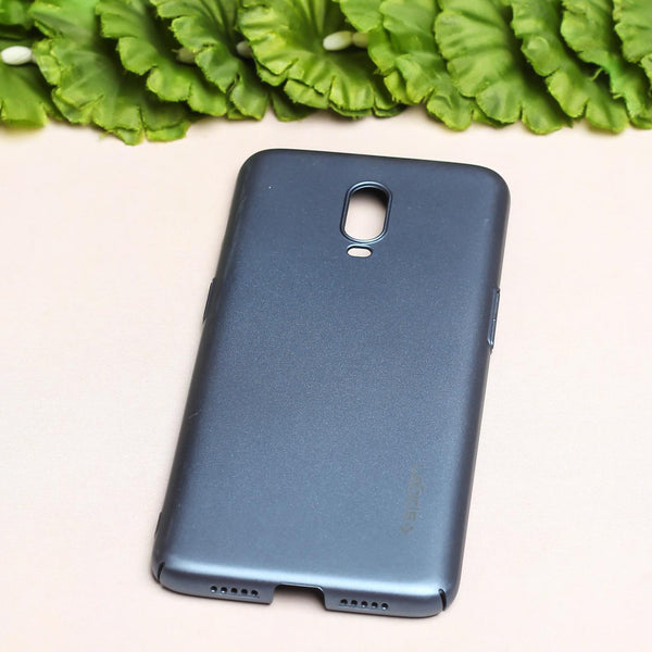 Blue Thin Fit (TPU + Poly Carbonate) case for Oneplus 6T - The Hatke