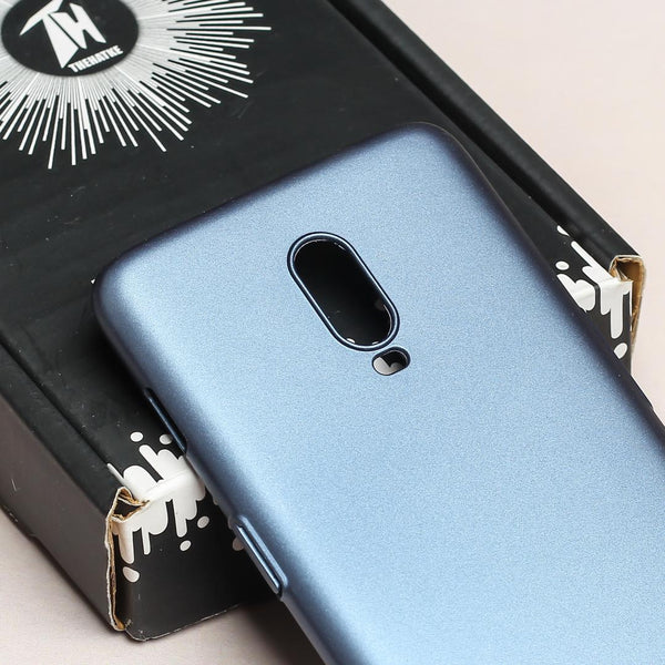 Blue Thin Fit (TPU + Poly Carbonate) case for Oneplus 6T - The Hatke