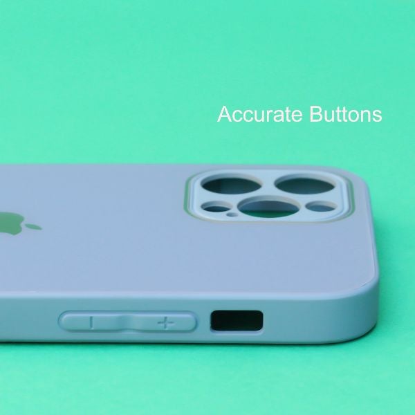 Blue camera Safe mirror case for Apple Iphone 14 Pro Max - The Hatke