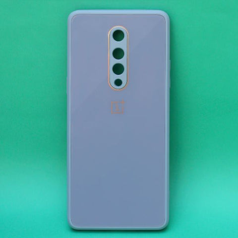 Blue camera Safe mirror case for Oneplus 8 - The Hatke