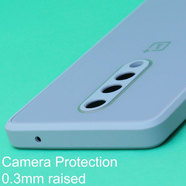 Blue camera Safe mirror case for Oneplus 8 - The Hatke