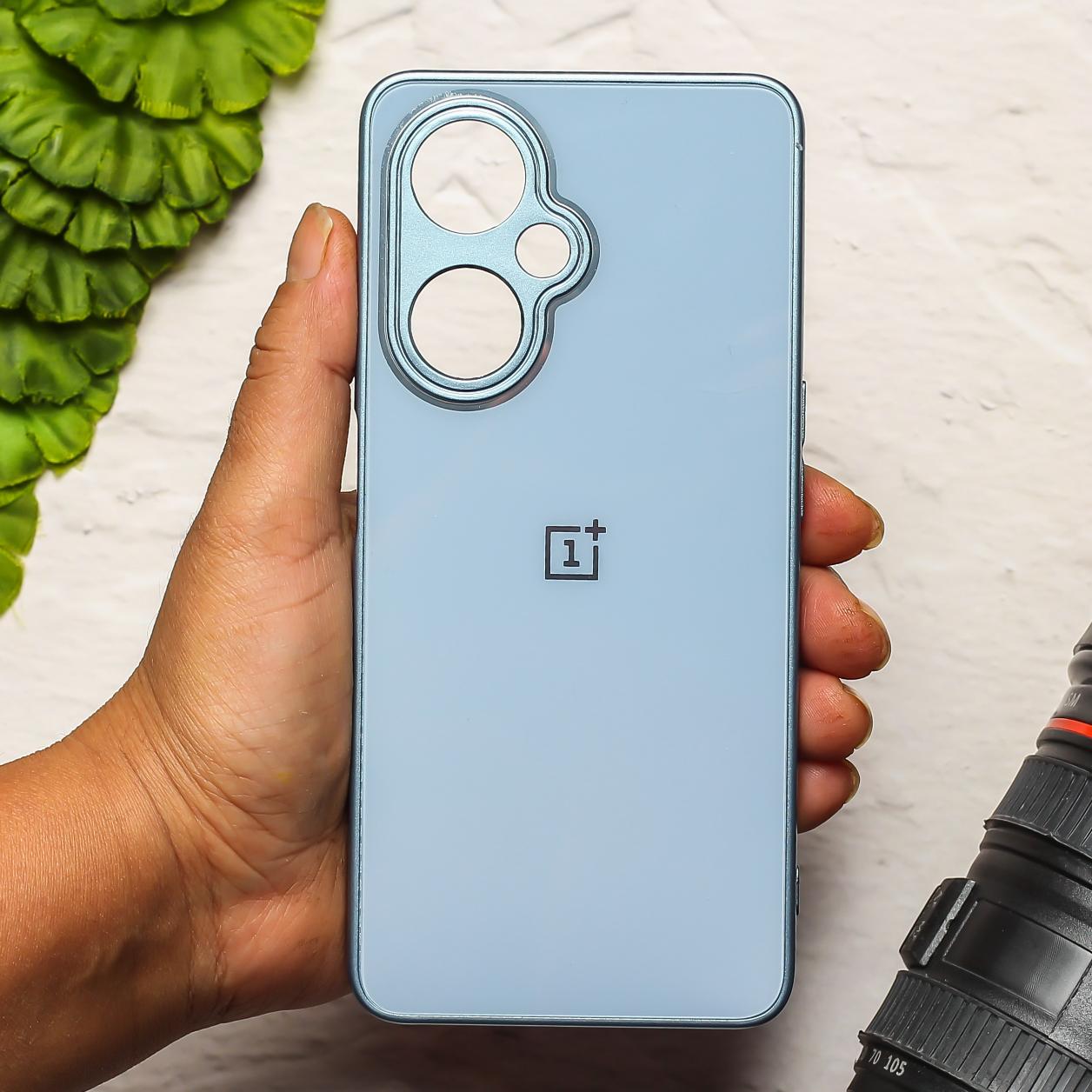 Blue camera Safe mirror case for Oneplus Nord CE 3 LITE 5G - The Hatke