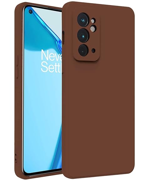 Brown Camera Original Silicone Case for Oneplus 9RT - The Hatke
