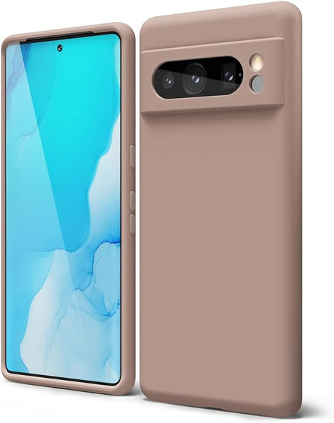 Brown Camera Original Silicone case for Google Pixel 8 Pro - The Hatke