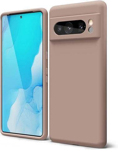 Brown Camera Original Silicone case for Google Pixel 8 Pro - The Hatke
