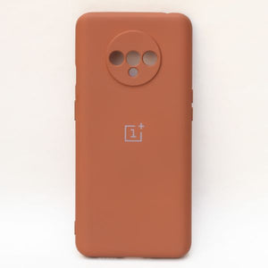 Brown Camera Original Silicone case for Oneplus 7T - The Hatke