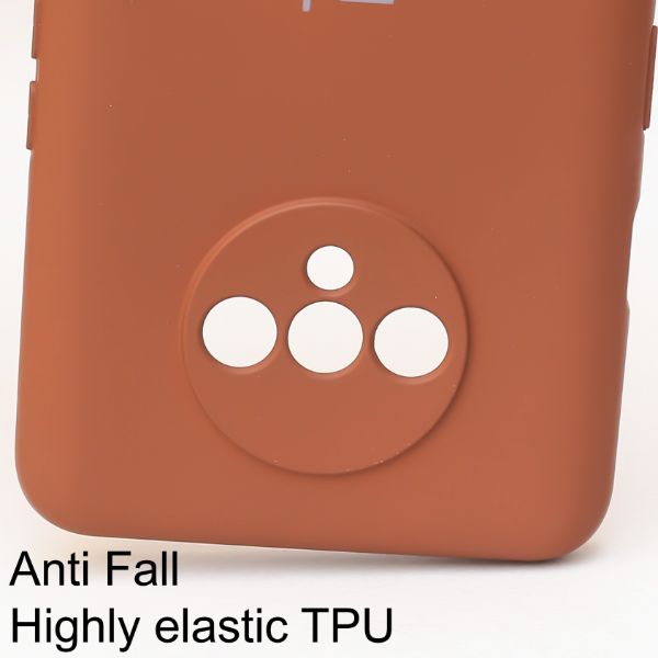 Brown Camera Original Silicone case for Oneplus 7T - The Hatke