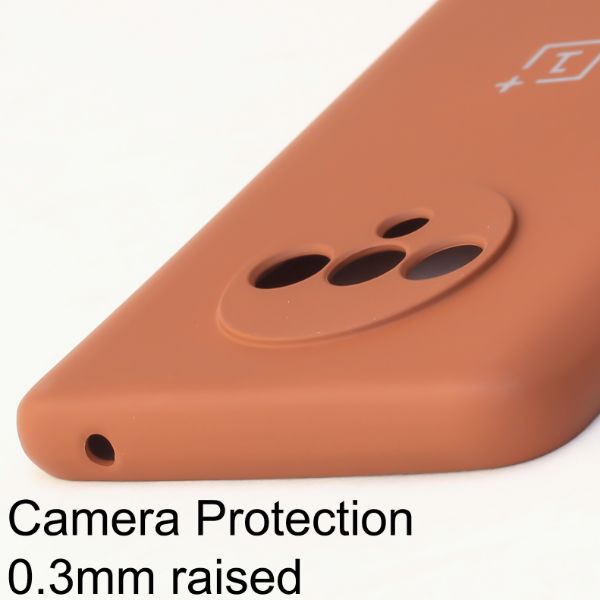 Brown Camera Original Silicone case for Oneplus 7T - The Hatke