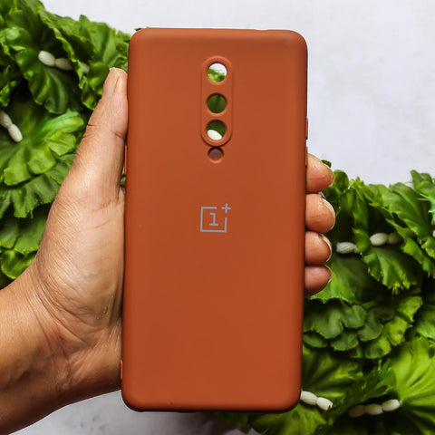 Brown Camera Original Silicone case for Oneplus 8 - The Hatke