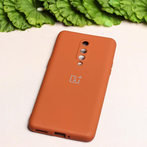 Brown Camera Original Silicone case for Oneplus 8 - The Hatke