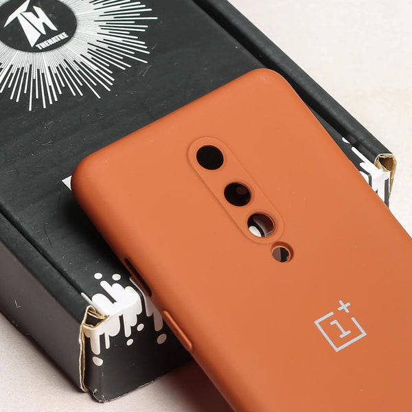 Brown Camera Original Silicone case for Oneplus 8 - The Hatke