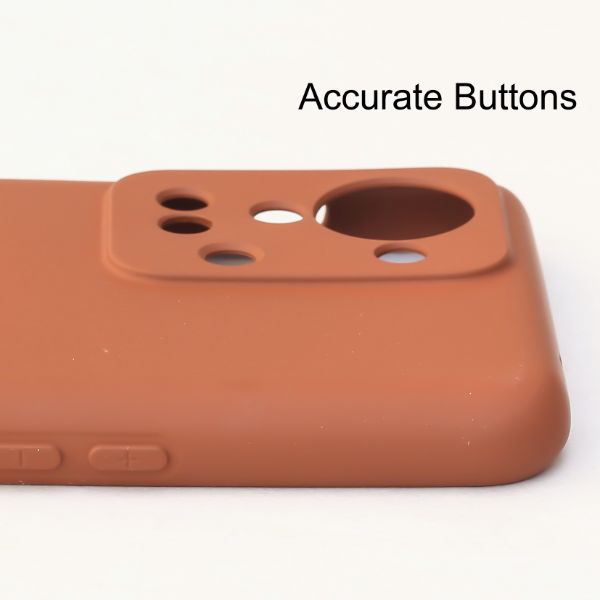 Brown Camera Original Silicone case for Oneplus Nord 2T - The Hatke