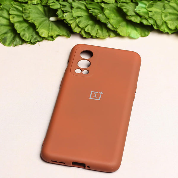 Brown Camera Original Silicone case for Oneplus Nord 2 - The Hatke