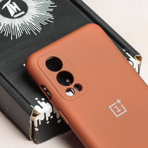 Brown Camera Original Silicone case for Oneplus Nord 2 - The Hatke