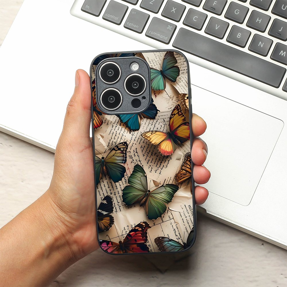 Butterfly Effect metal back case for Apple Iphone 16 Pro Max