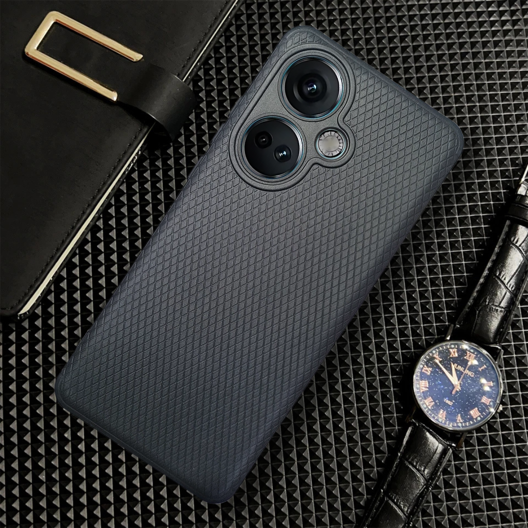Black Line Wave Silicone Case for Oneplus Nord Ce 3