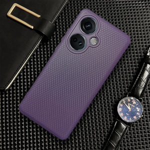 Deep Purple Line Wave Silicone Case for Oneplus Nord Ce 3