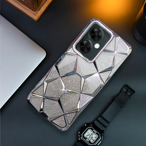 Dazzle Silver Silicone case for Oneplus Nord Ce 3 Lite