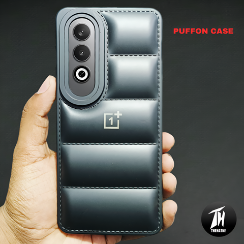 Black Puffon silicone case for Oneplus Nord CE 4