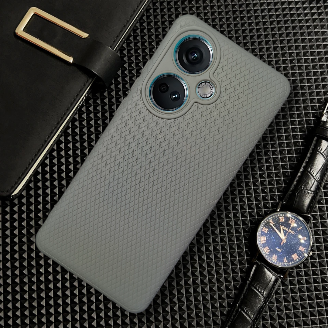 Grey Line Wave Silicone Case for Oneplus Nord Ce 3