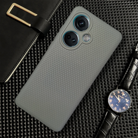 Grey Line Wave Silicone Case for Oneplus Nord Ce 3