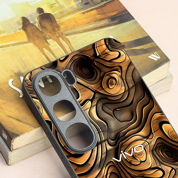 Rust Mirage metal back case for Vivo V40 Lite